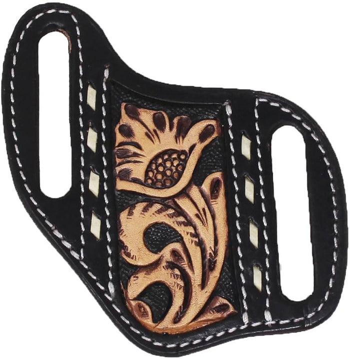 Challenger Antique Floral Tooled Knife Sheath