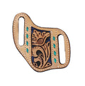 Challenger Basket Weave Tooled Leather Knife Sheath