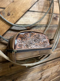 Challenger Tolled Leather Double Stacked Toiletry Bag