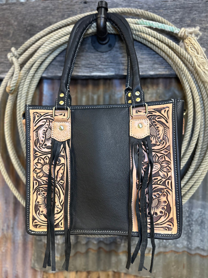 Challenger Western Floral Tooled Leather Purse