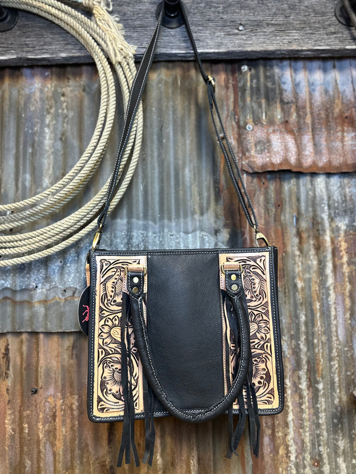 Challenger Western Floral Tooled Leather Purse