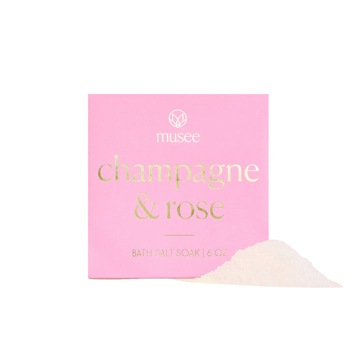 Champagne & Rose Mini Bath Salt Soak