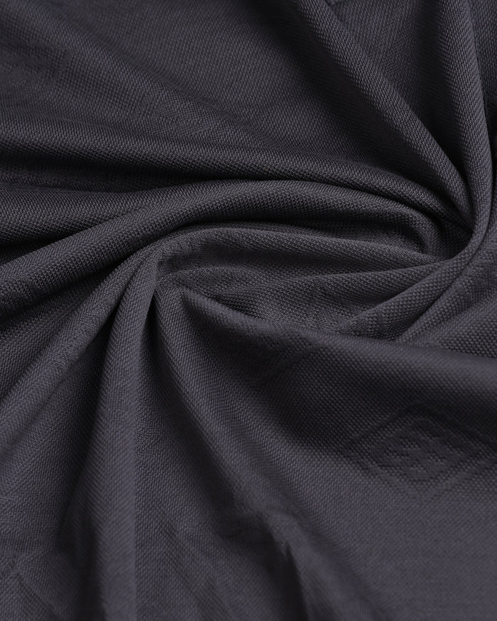 Charcoal Textured Polo - Wayne