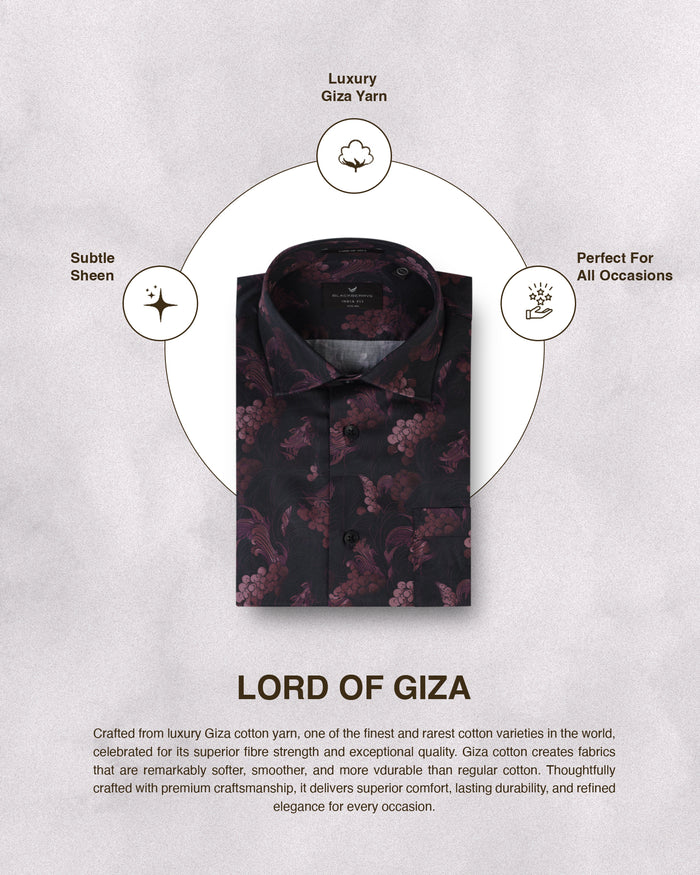 Cherry Lacquer Printed Shirt - Pavel