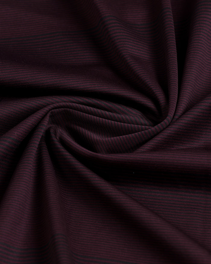 Cherry Lacquer Stripe Polo - Tip
