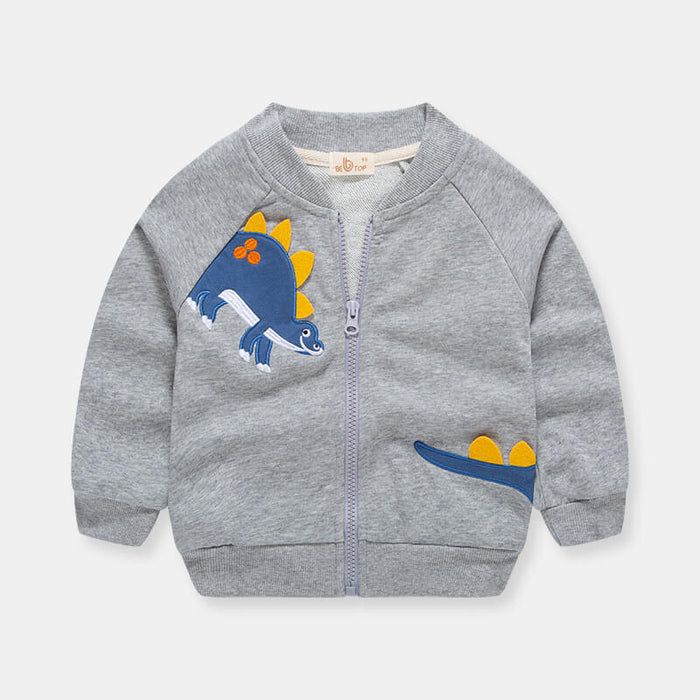 Children's Casual Baseball Jacket | Foreign Style Boys Jacket Cardigan