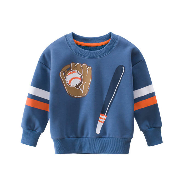 Children's Knitted Sweater For Winter | Velvet Knit Pullover For Boys