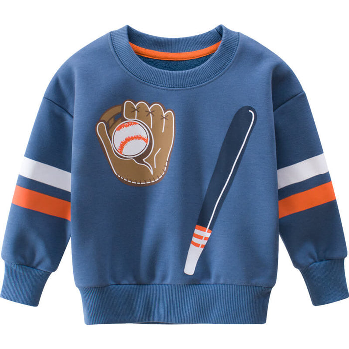 Children's Knitted Sweater For Winter | Velvet Knit Pullover For Boys