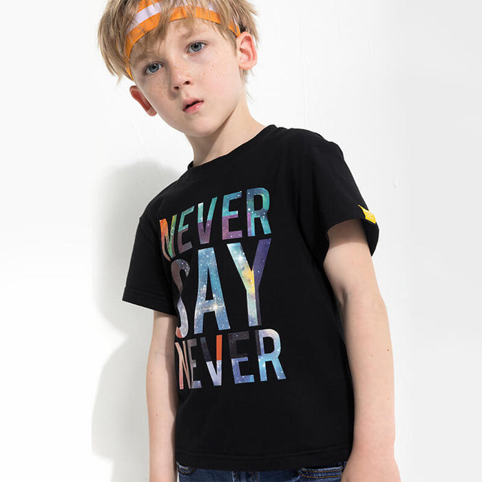 Children's Letter Print T-Shirt | Casual Letter Print T-Shirt For Kids