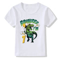 Children's Number Birthday T-Shirt | Custom Birthday Number T-Shirt