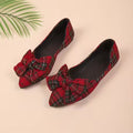 Christmas Plaid Flats