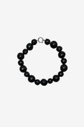 Chunky Black Beaded Necklace image 0