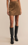 Ciera Suede Mini Skirt