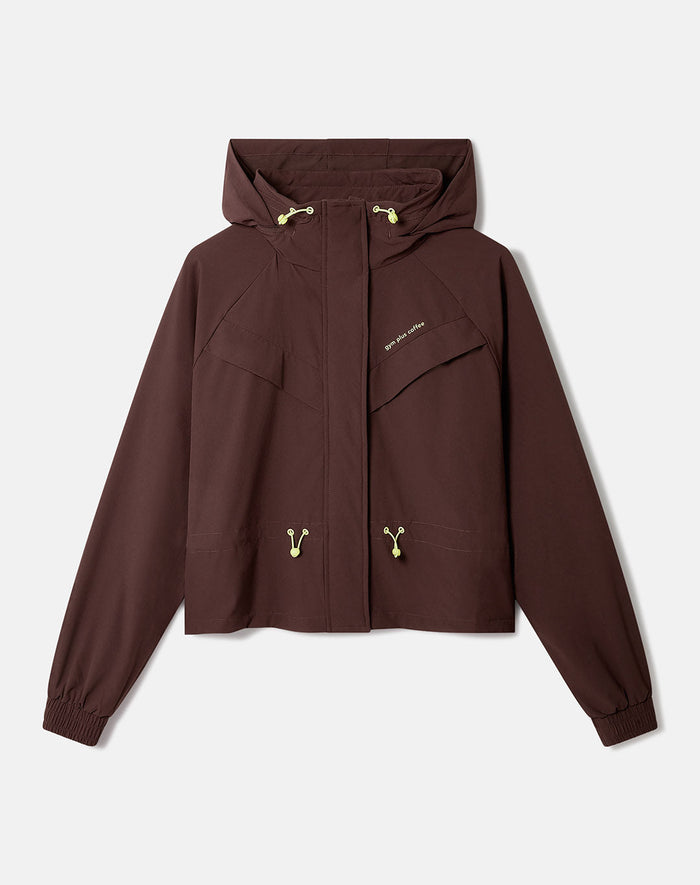 Cinch Windbreaker in Mocha Bean