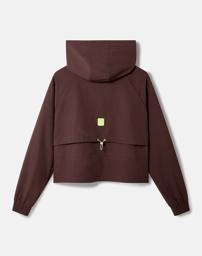 Cinch Windbreaker in Mocha Bean