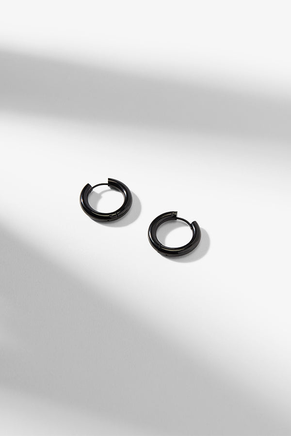 Packshot image of the Claressa Earrings in Black | Still | Exclude | Grid