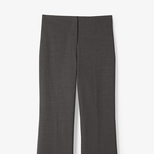 Packshot image of the Clooney pant in gray melange. | Still | Exclude
