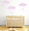 Kids Wall Decals Clouds Hearts Rainbow, Nursery Wall Stickers, Nursery Decor & Accessories | Pippa + June