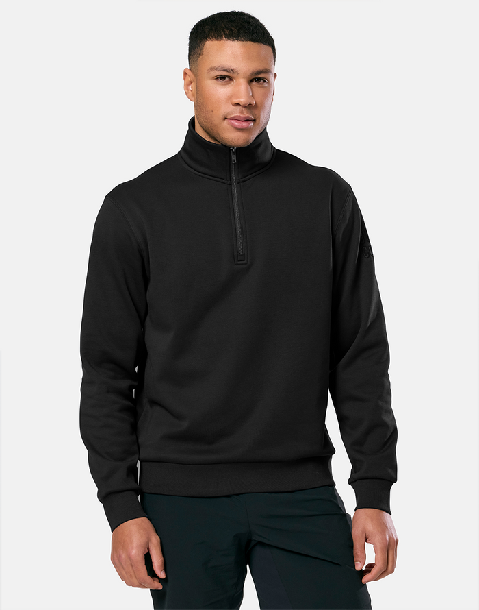 Clubhouse Quarter Zip in Black