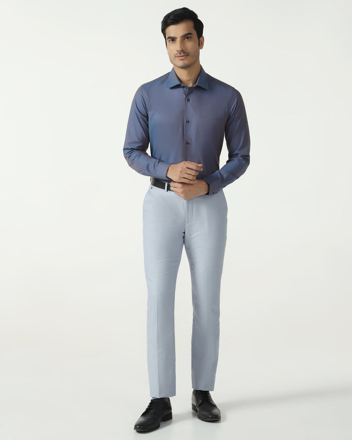 Cobalt Textured Shirt - Zander