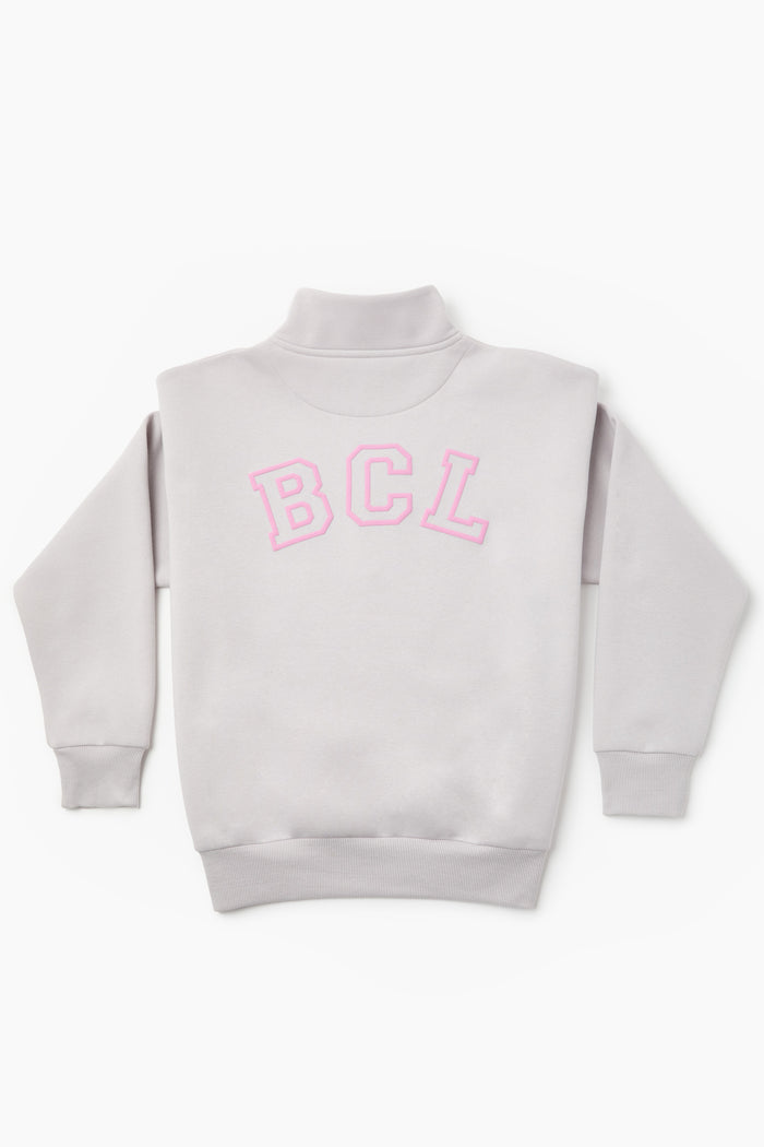 Collingwood Half-Zip Sweatshirt & Leggings Set - Cream / Lavender