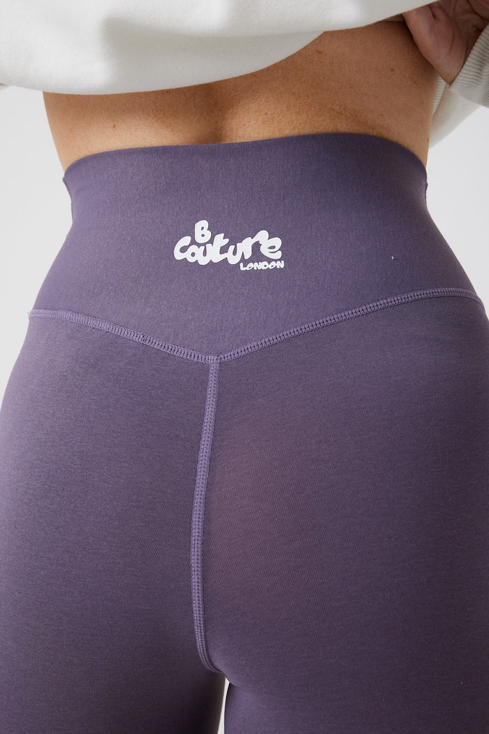 Collingwood Half-Zip Sweatshirt & Leggings Set - Cream / Lavender