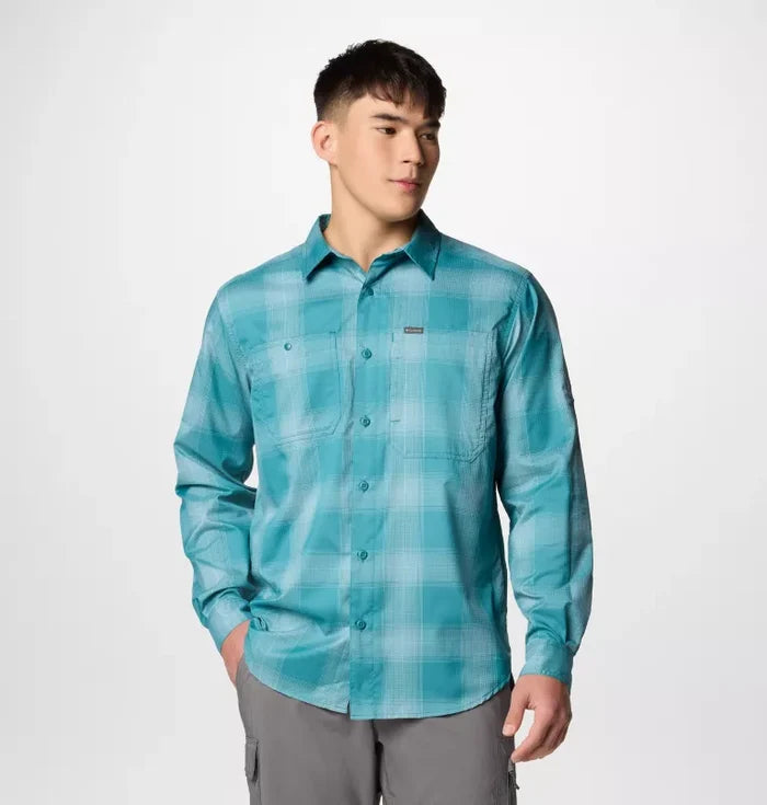 Columbia Mens Silver Ridge Utility Lite Plaid Shirt