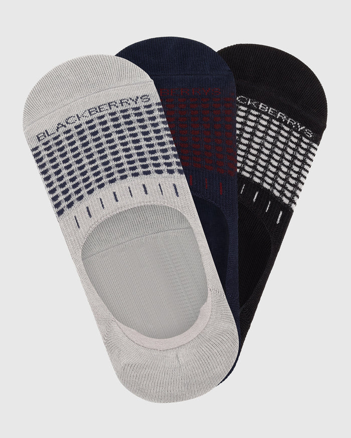 Combed Cotton Sneaker Socks Pack of 3 - Wannon