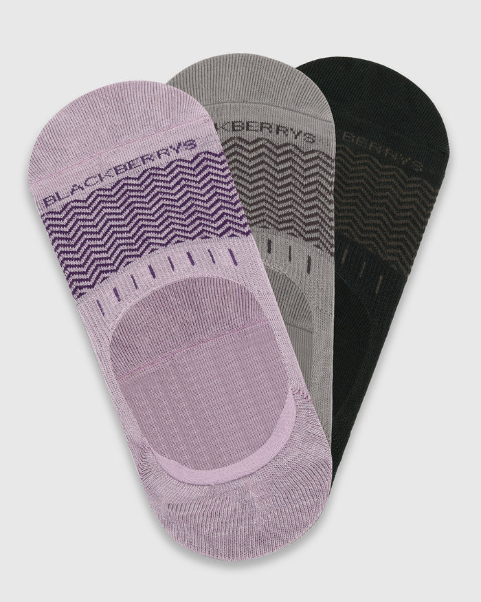 Combed Cotton Sneaker Socks Pack of 3 - Wateree