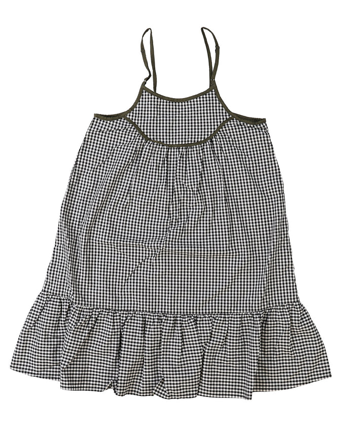Compact Plaid Popelin Dress