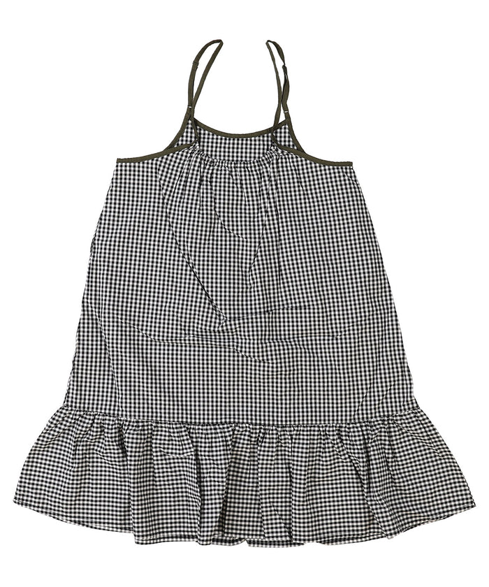 Compact Plaid Popelin Dress