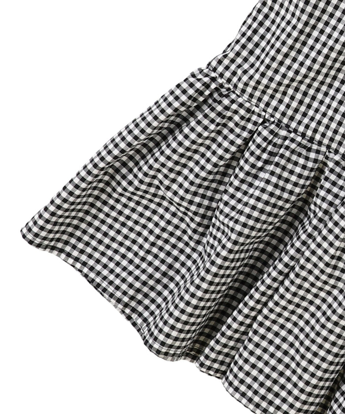Compact Plaid Popelin Dress