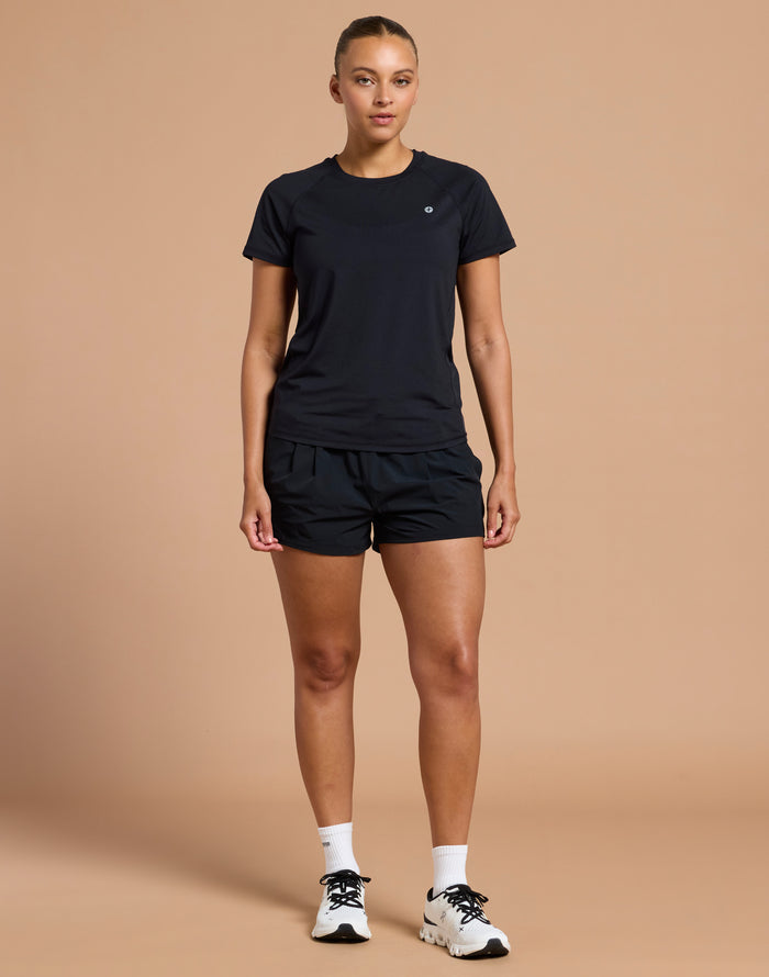 Contender 3" Shorts in Black