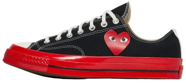 Converse Play Comme Des Garcons Low "Black/Red"