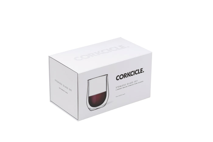 CORKCICLE® Stemless Glass Set (2)