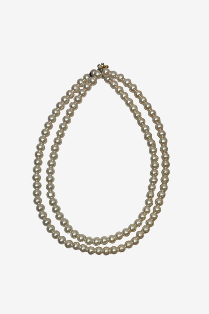 Costume Pearl Double Choker image 0