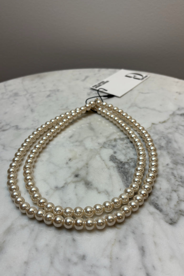 Costume Pearl Double Choker image 1