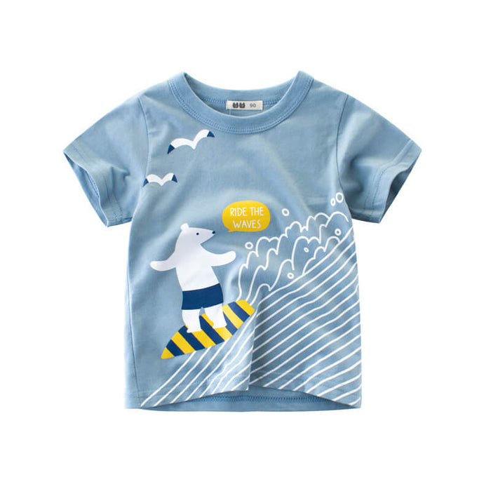 Cotton Children's Short Sleeve T-Shirts | Soft Cotton Baby Clothes