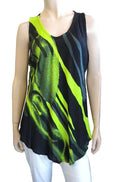 Crinkle Rayon Sleeveless Top
