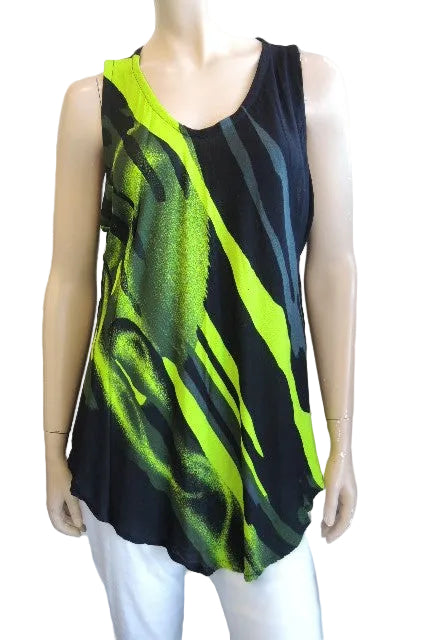 Crinkle Rayon Sleeveless Top