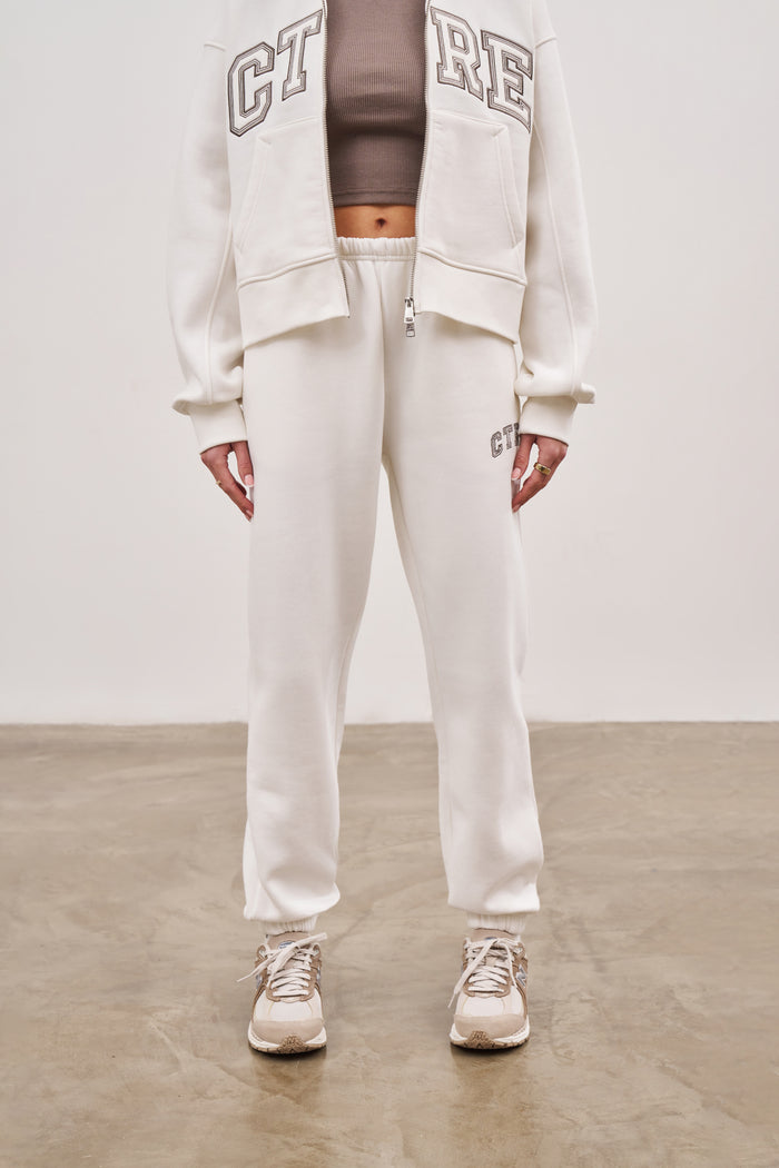 CTRE RELAXED JOGGERS - OFF WHITE