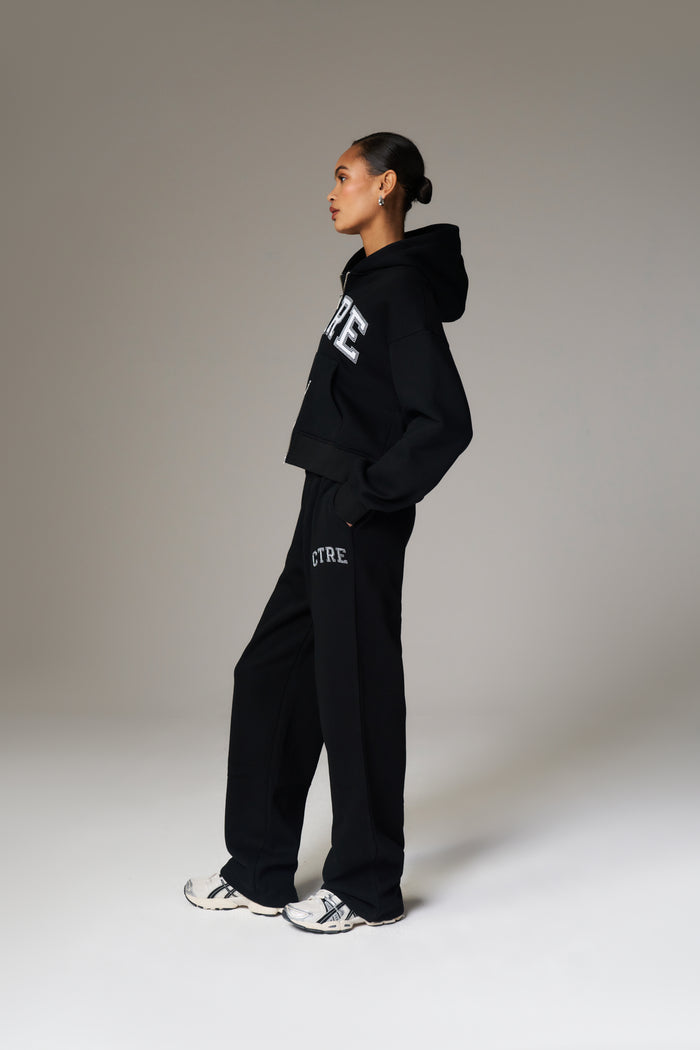CTRE WIDE LEG JOGGERS - BLACK