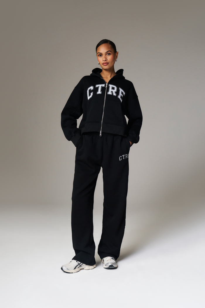 CTRE WIDE LEG JOGGERS - BLACK