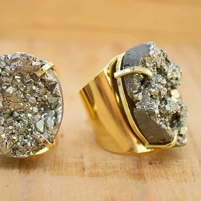 Cuff Crystal Ring