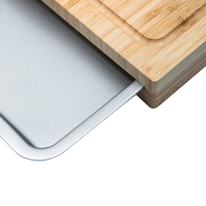 Cuisinart Outdoors® Bamboo Cutting Board With Hidden Tray