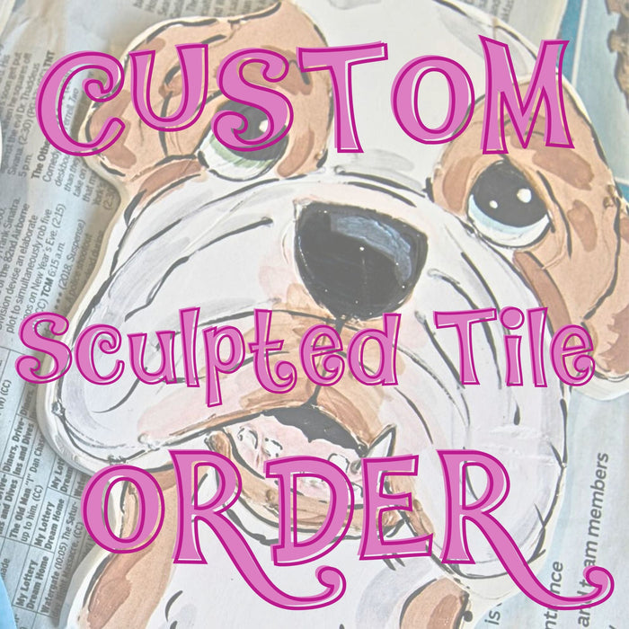 Custom Order Hand Sculpted SceneTile