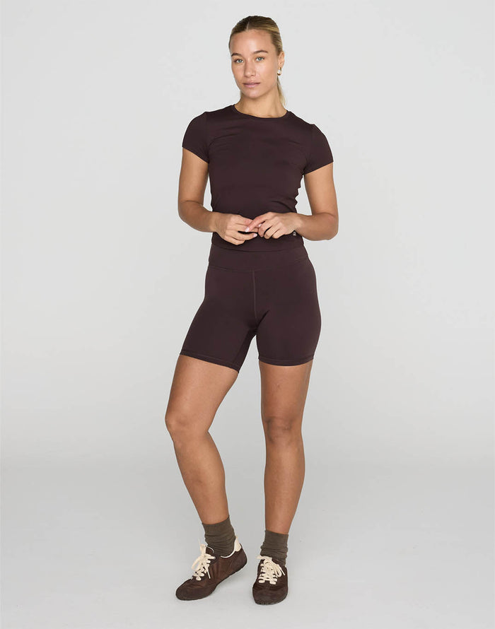 Daily Tee in Mocha Bean