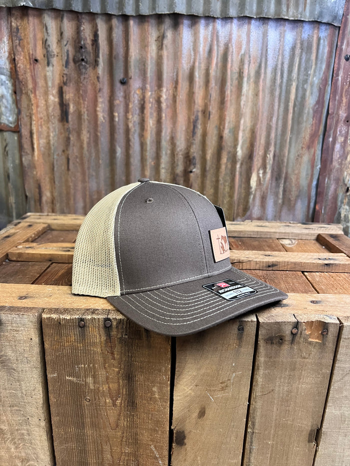 Dally Up Brown and Tan Cowboy Praying Patch