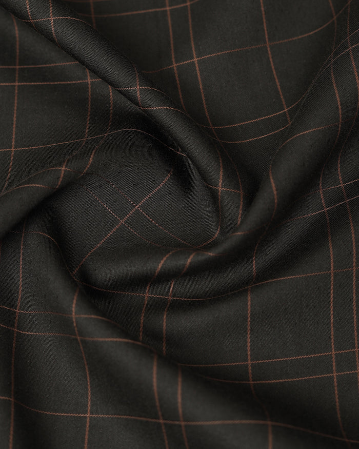 Dark Olive Check Shirt - Axton