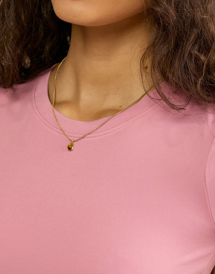 Day Kind Tee in Pink Velvet